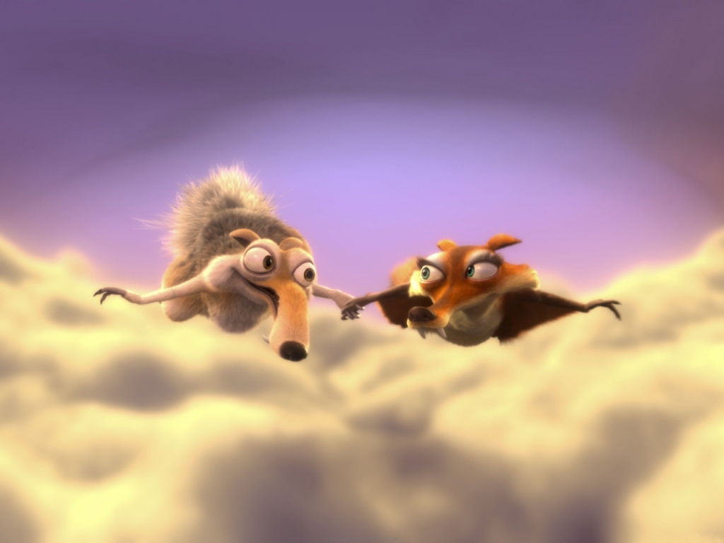 Scrat and Scratte for 1024 x 768 resolution