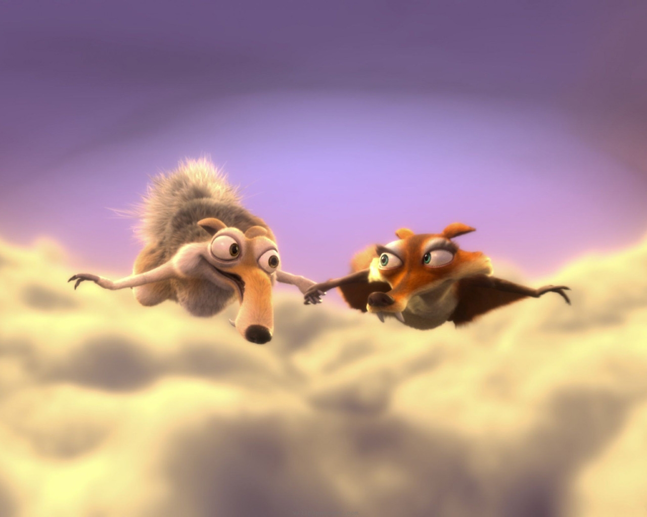 Scrat and Scratte for 1280 x 1024 resolution