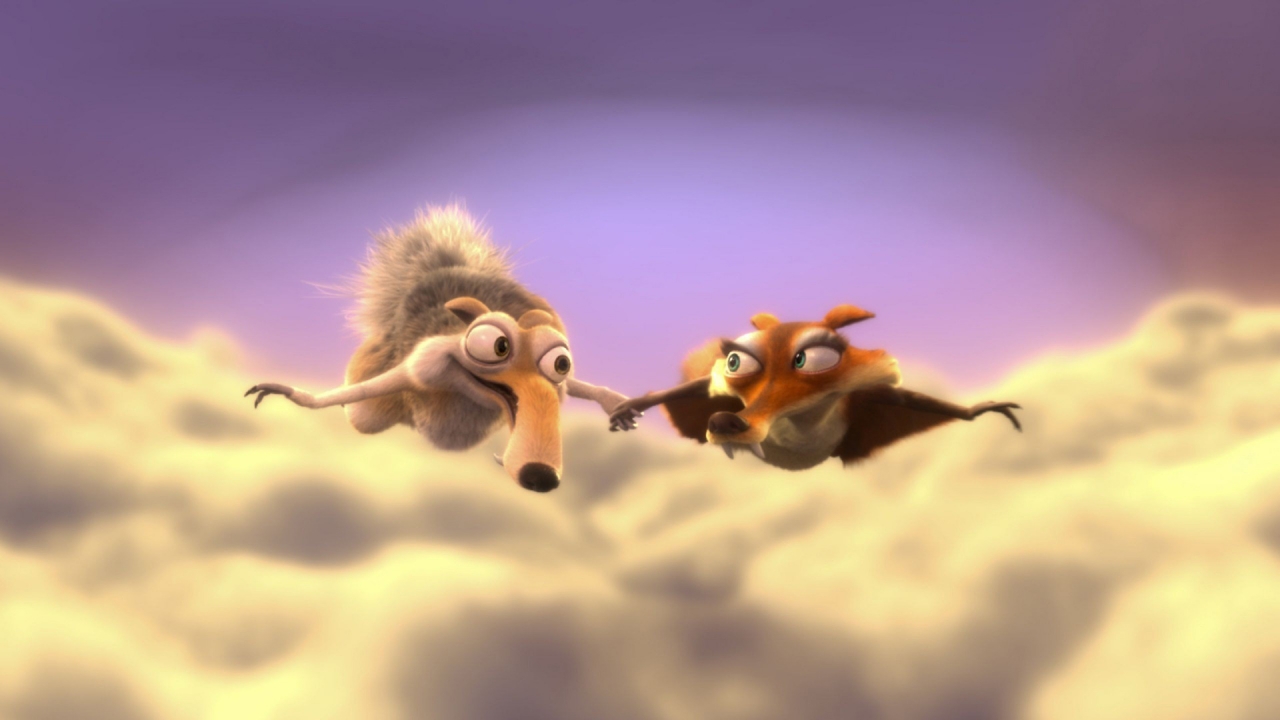 Scrat and Scratte for 1280 x 720 HDTV 720p resolution