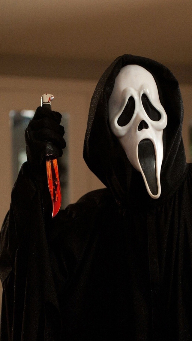 Scream Character for 640 x 1136 iPhone 5 resolution