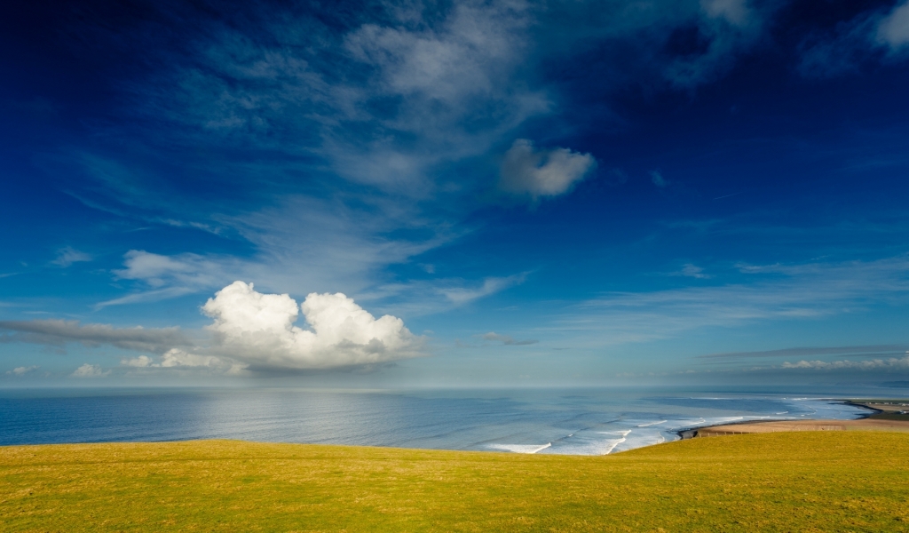 Sea Coast Landscape for 1024 x 600 widescreen resolution