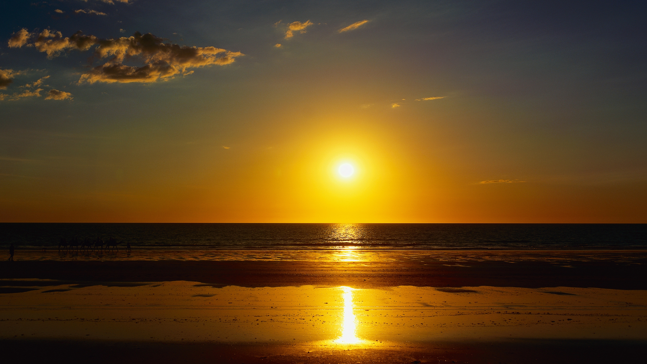 Sea Sunset for 2560x1440 HDTV resolution