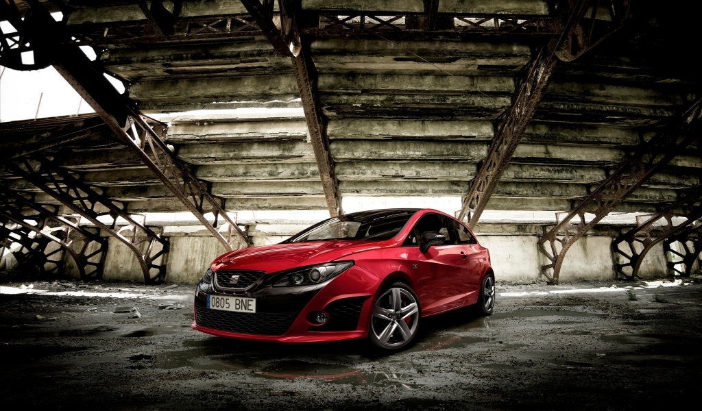 Seat Ibiza Coupe Tunning for 1024 x 600 widescreen resolution