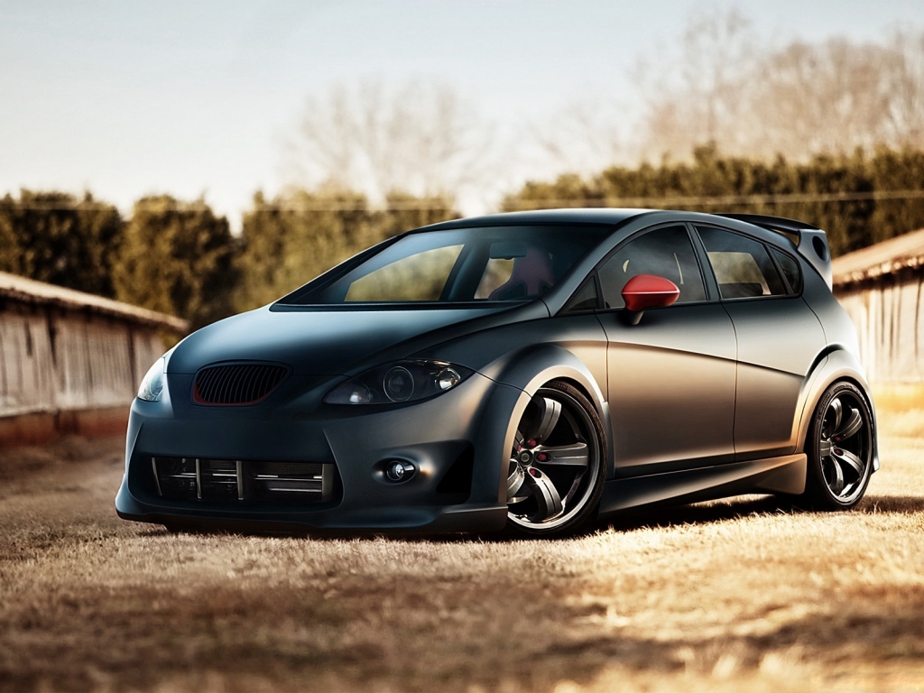 Seat Leon Tunning Front Angle for 1024 x 768 resolution