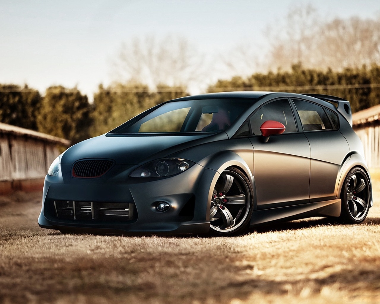 Seat Leon Tunning Front Angle for 1280 x 1024 resolution