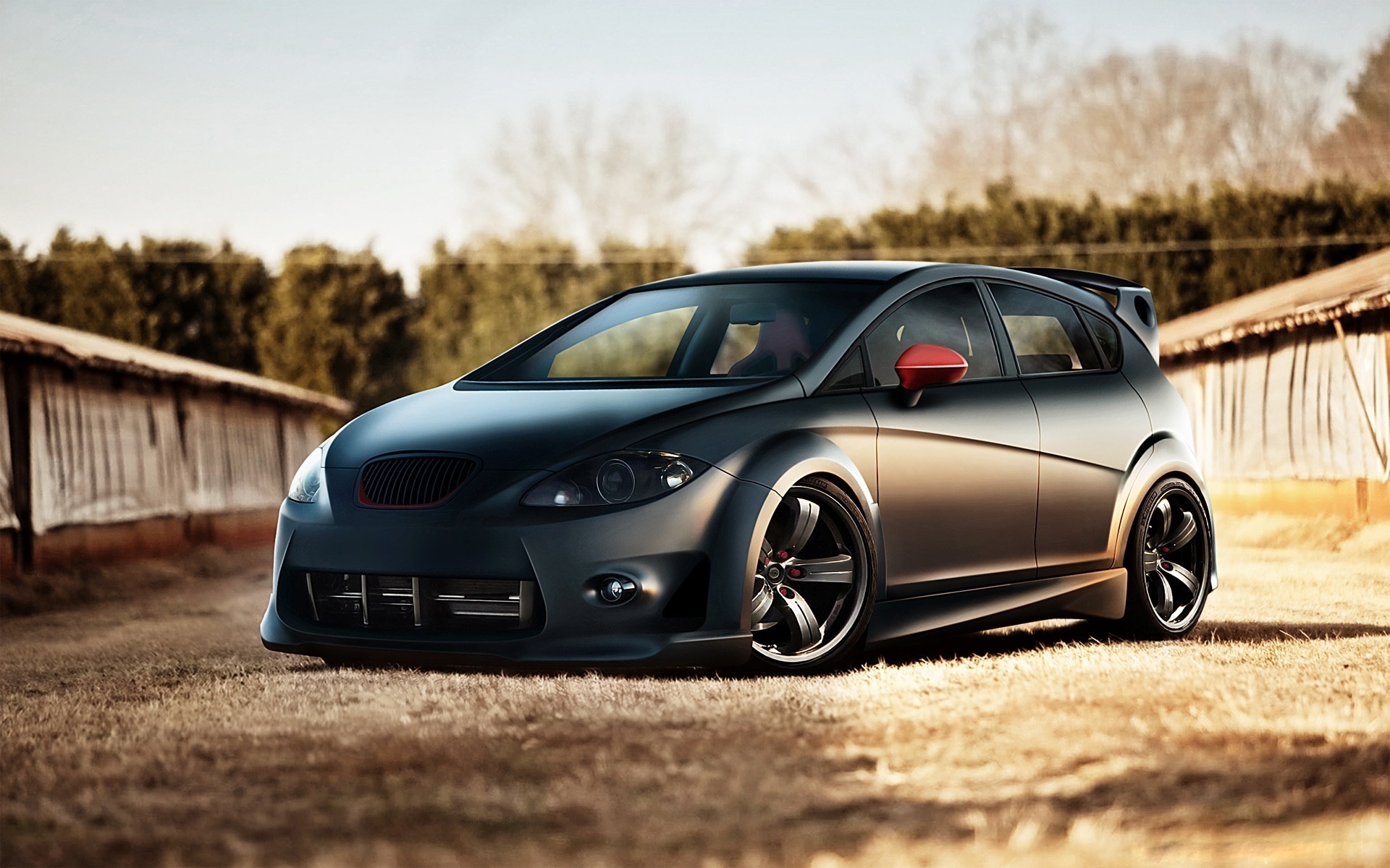 Seat Leon Tunning Front Angle for 1920 x 1200 widescreen resolution
