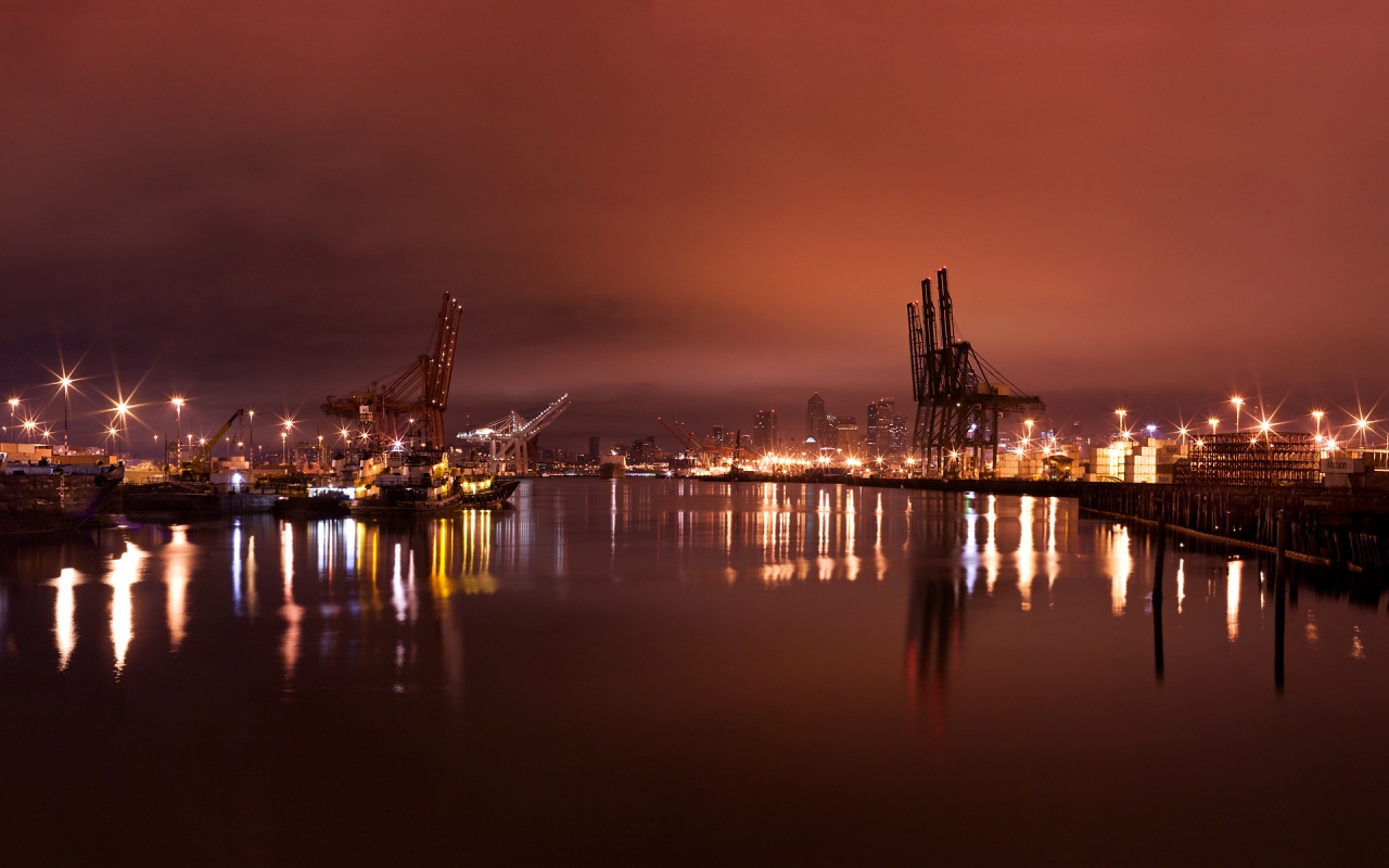 Seattle Harbor for 1280 x 800 widescreen resolution