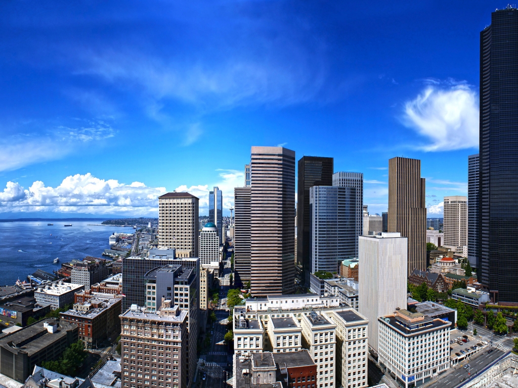 Seattle Town for 1024 x 768 resolution
