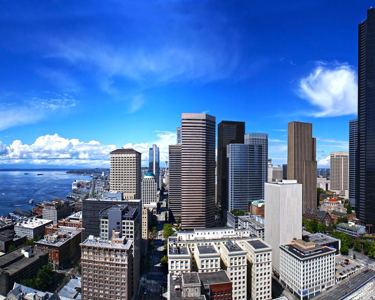 Seattle Town for 1280 x 1024 resolution