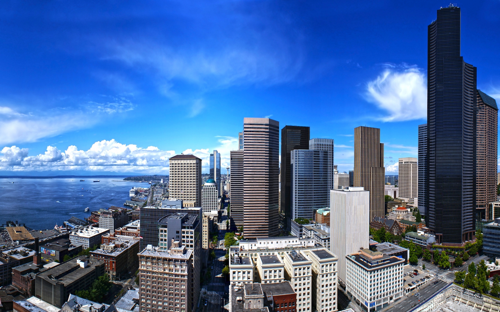 Seattle Town for 1680 x 1050 widescreen resolution