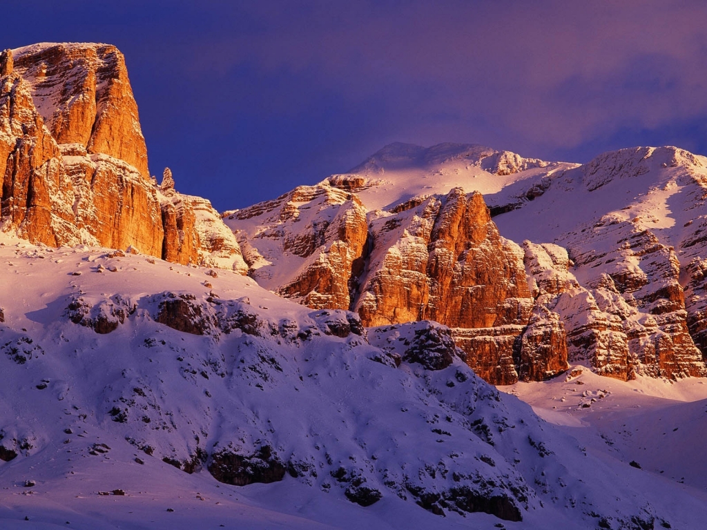 Sella Group Mountains for 1024 x 768 resolution