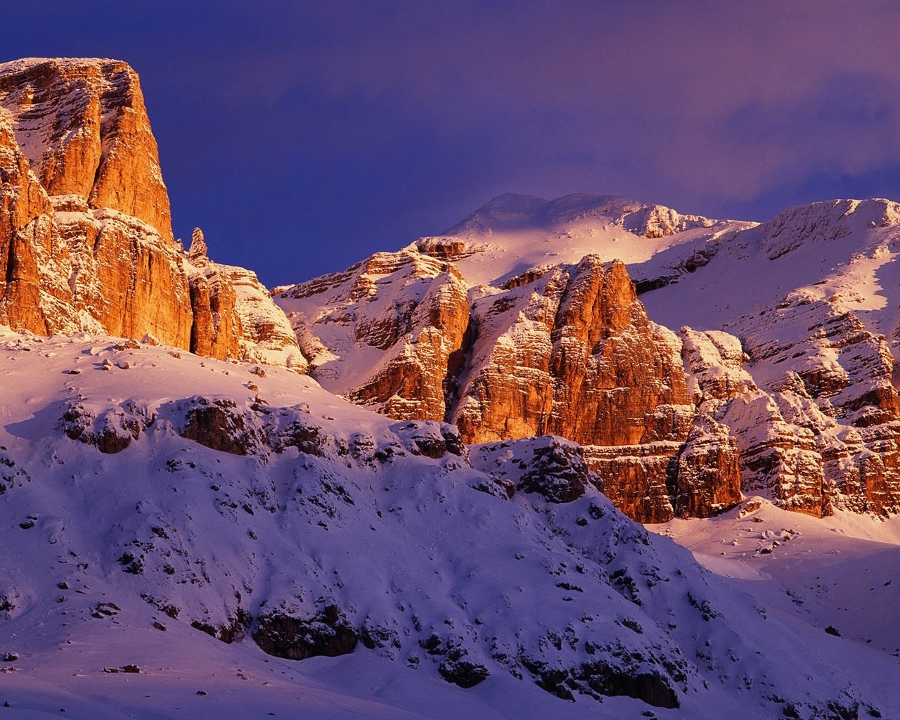 Sella Group Mountains for 1280 x 1024 resolution