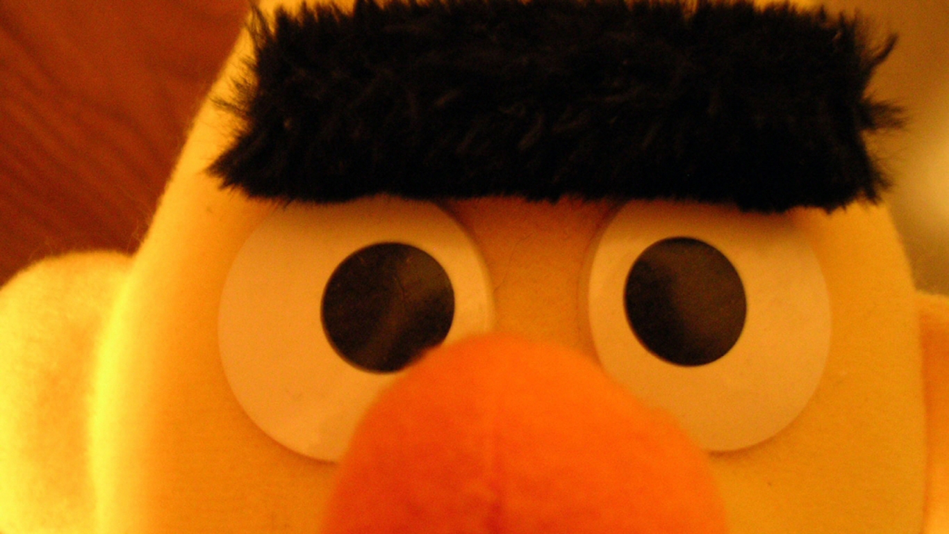 Sesame Street Ernie for 1366 x 768 HDTV resolution