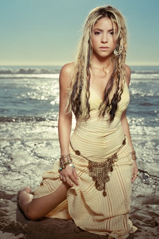 Shakira Isabel Mebarak Ripoll for 320 x 480 iPhone resolution