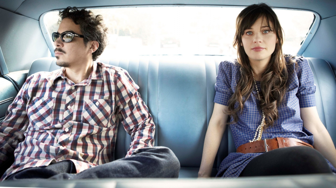 She and Him Band for 1366 x 768 HDTV resolution
