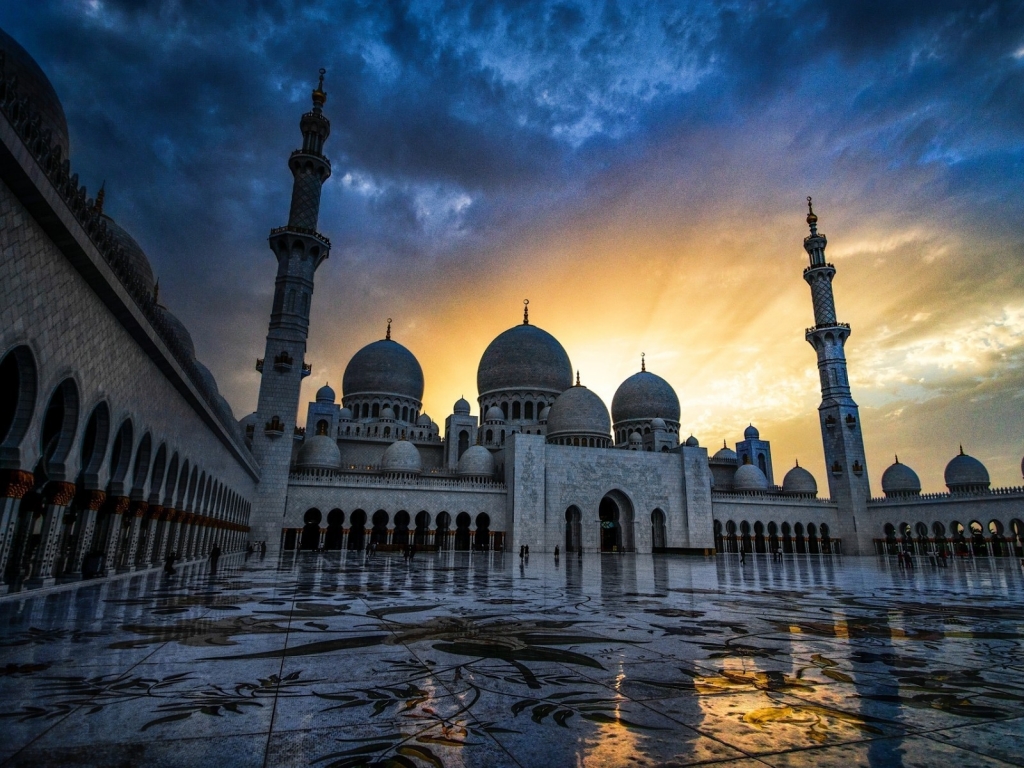 Sheikh Zayed Grand Mosque for 1024 x 768 resolution