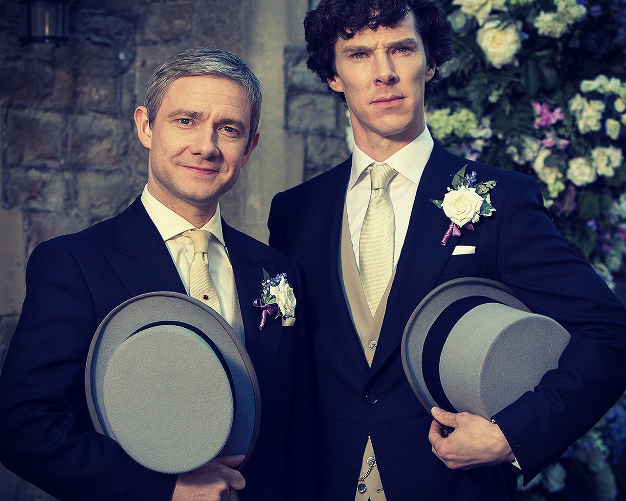 Sherlock at John Wedding for 1280 x 1024 resolution