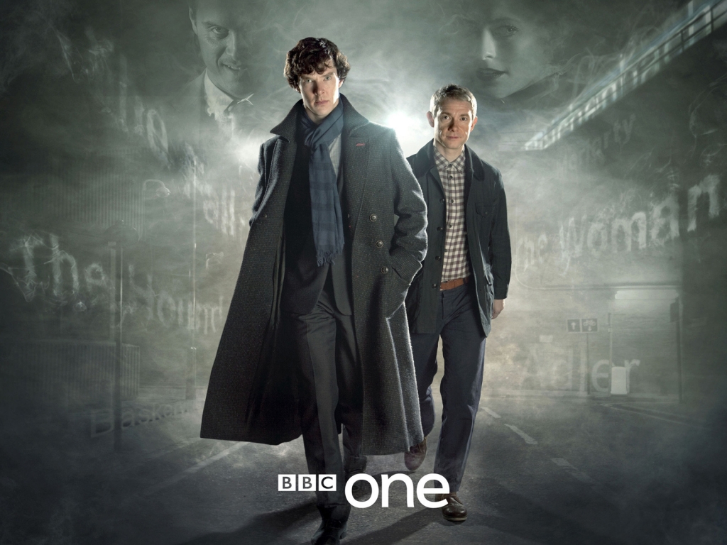 Sherlock BBC TV Series for 1024 x 768 resolution