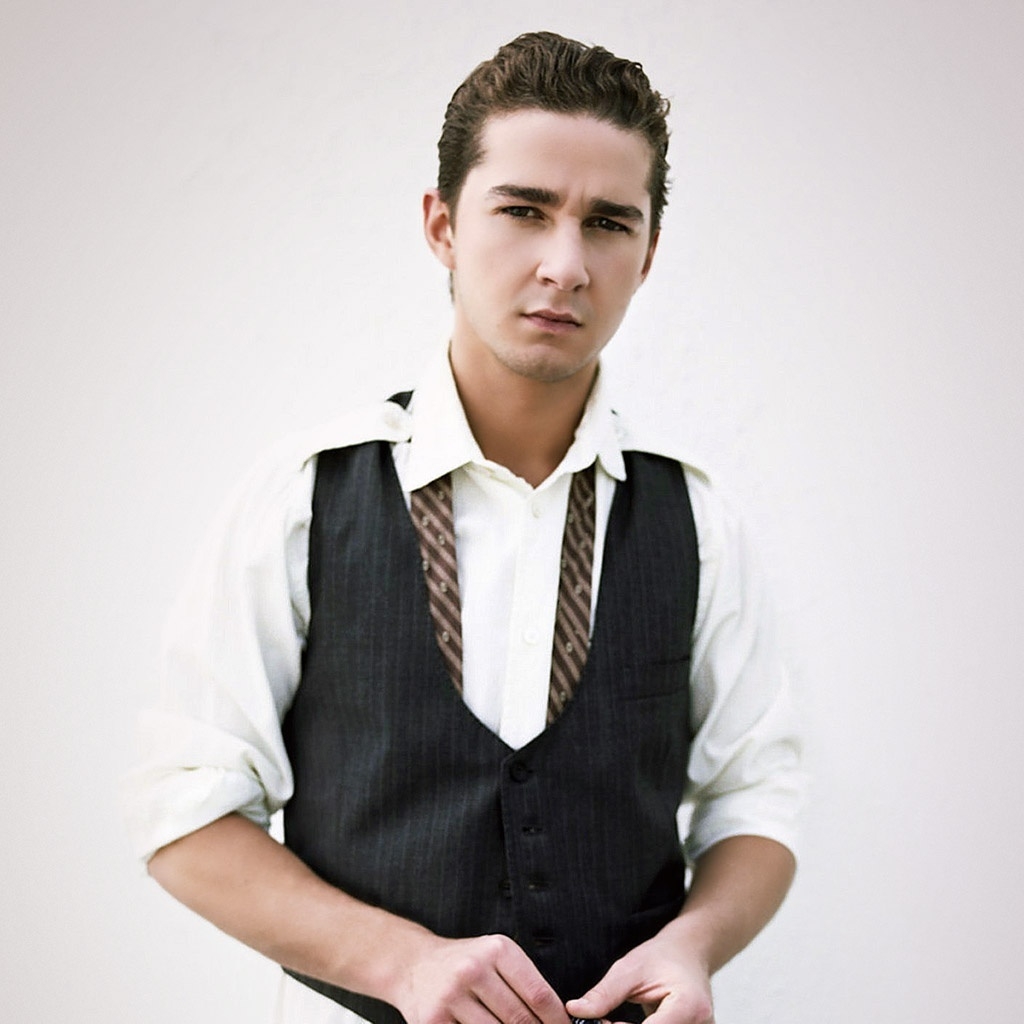 Shia LaBeouf frown for 1024 x 1024 iPad resolution