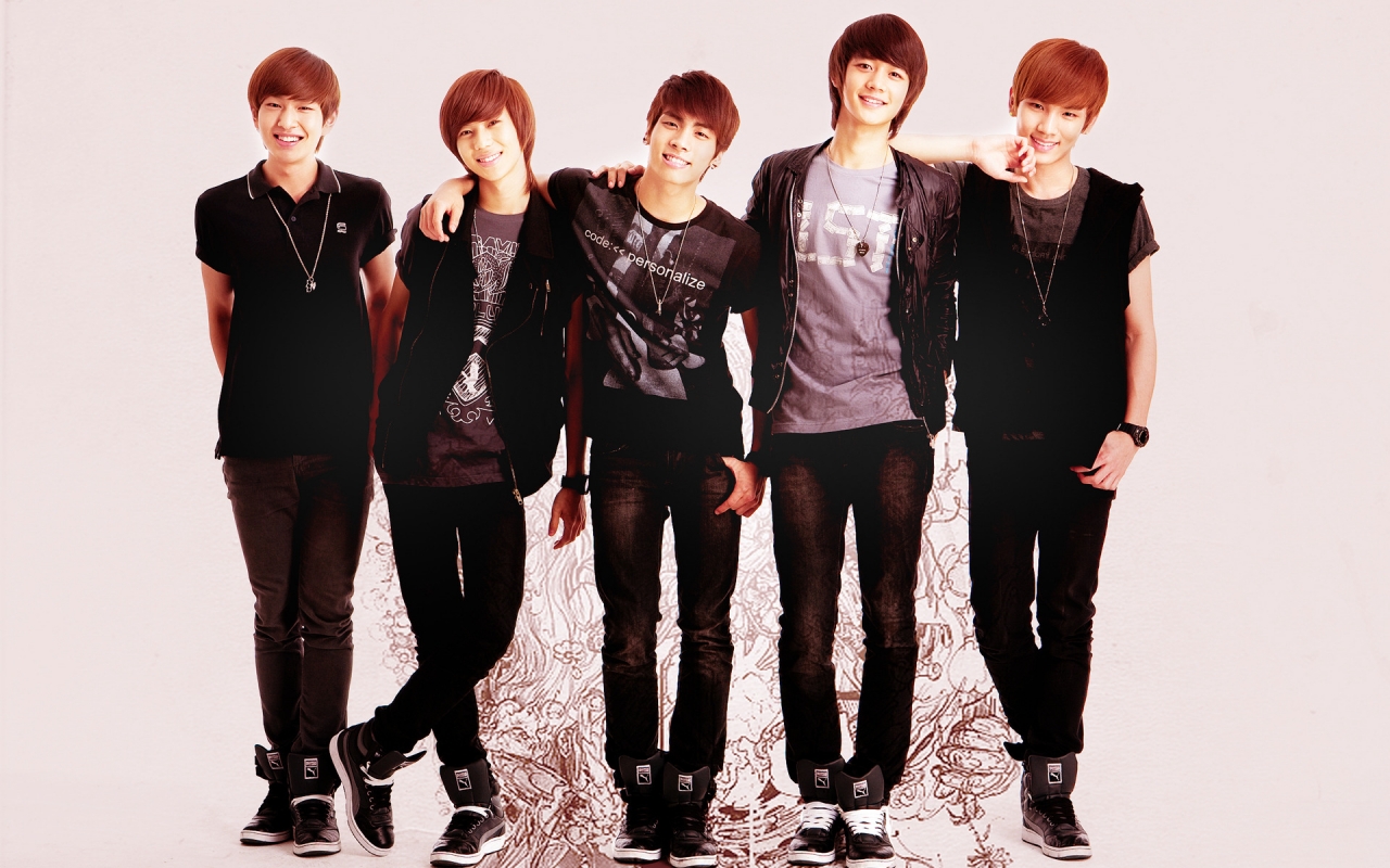 Shinee Members for 1280 x 800 widescreen resolution