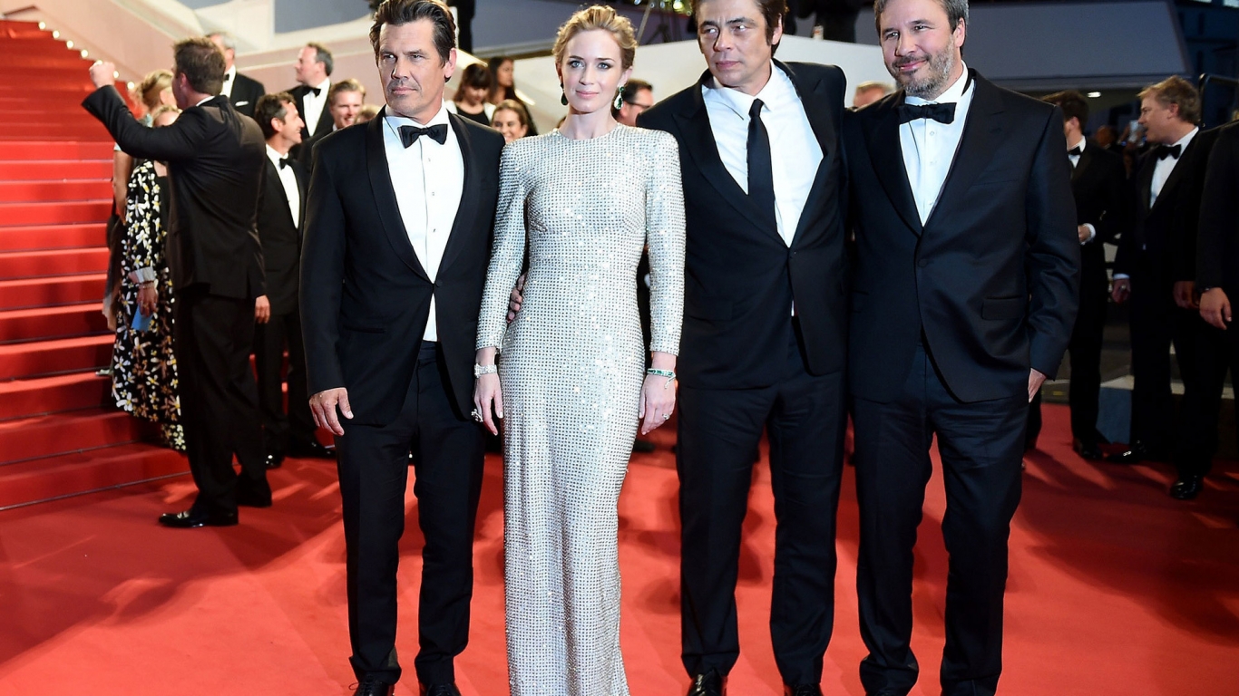 Sicario at Cannes for 1366 x 768 HDTV resolution