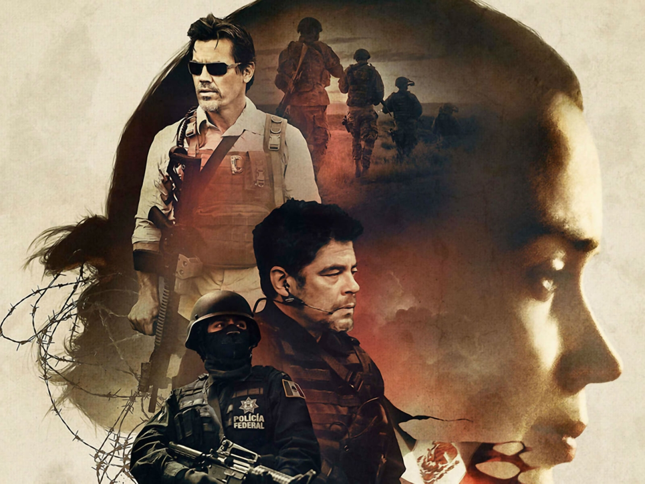 Sicario Movie Poster for 1280 x 960 resolution