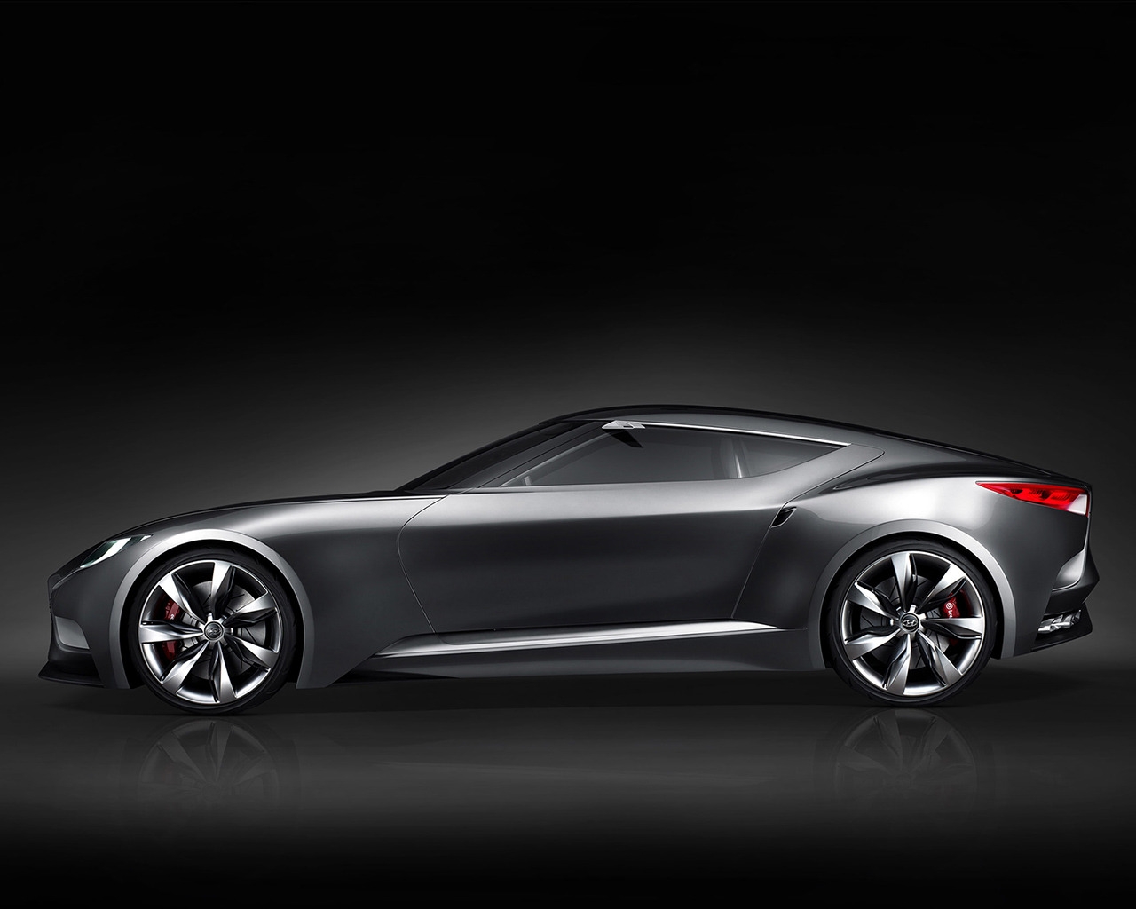 Side of Hyundai Coupe HND Concept for 1280 x 1024 resolution