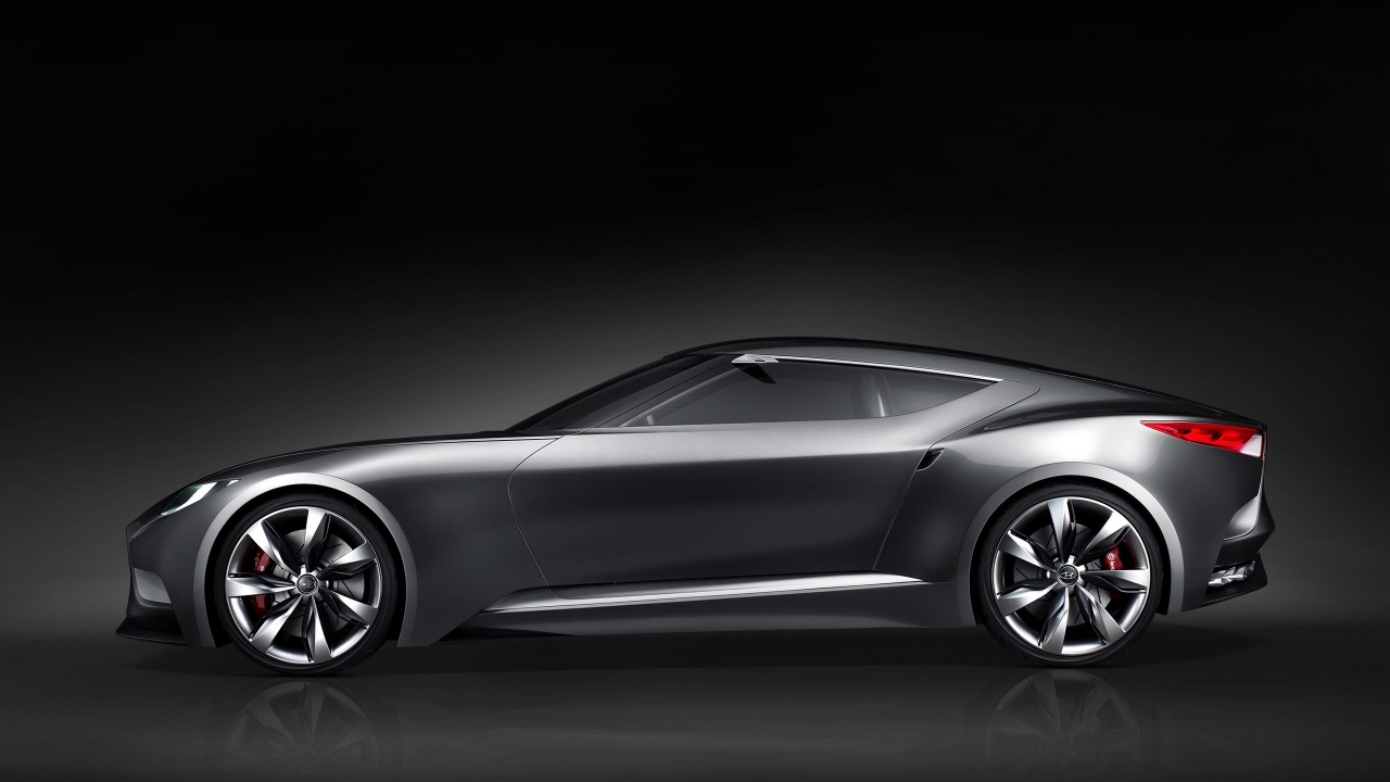 Side of Hyundai Coupe HND Concept for 1280 x 720 HDTV 720p resolution