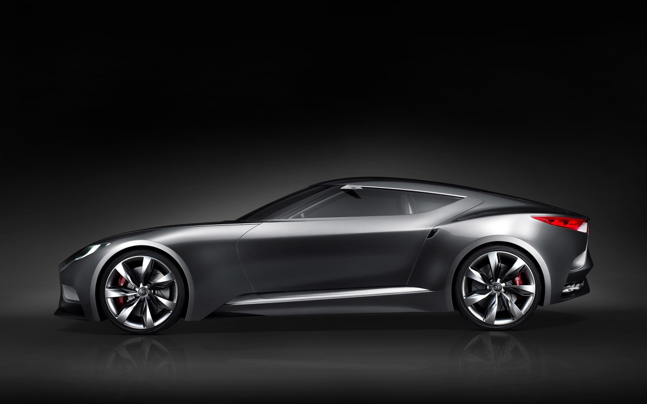 Side of Hyundai Coupe HND Concept for 1280 x 800 widescreen resolution