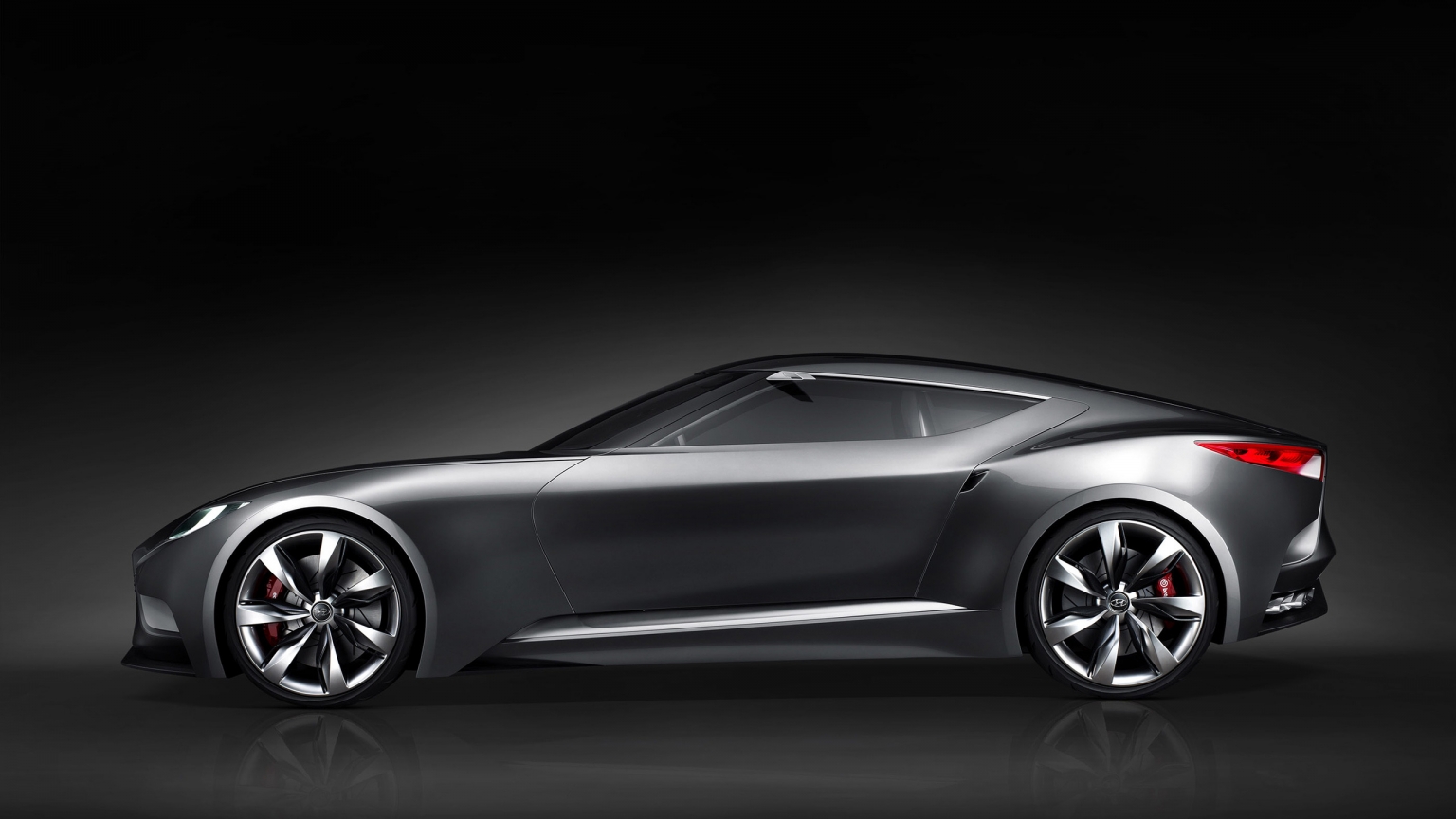 Side of Hyundai Coupe HND Concept for 1536 x 864 HDTV resolution