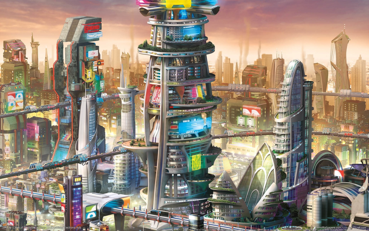 Simcity Cities of Tomorrow for 1280 x 800 widescreen resolution