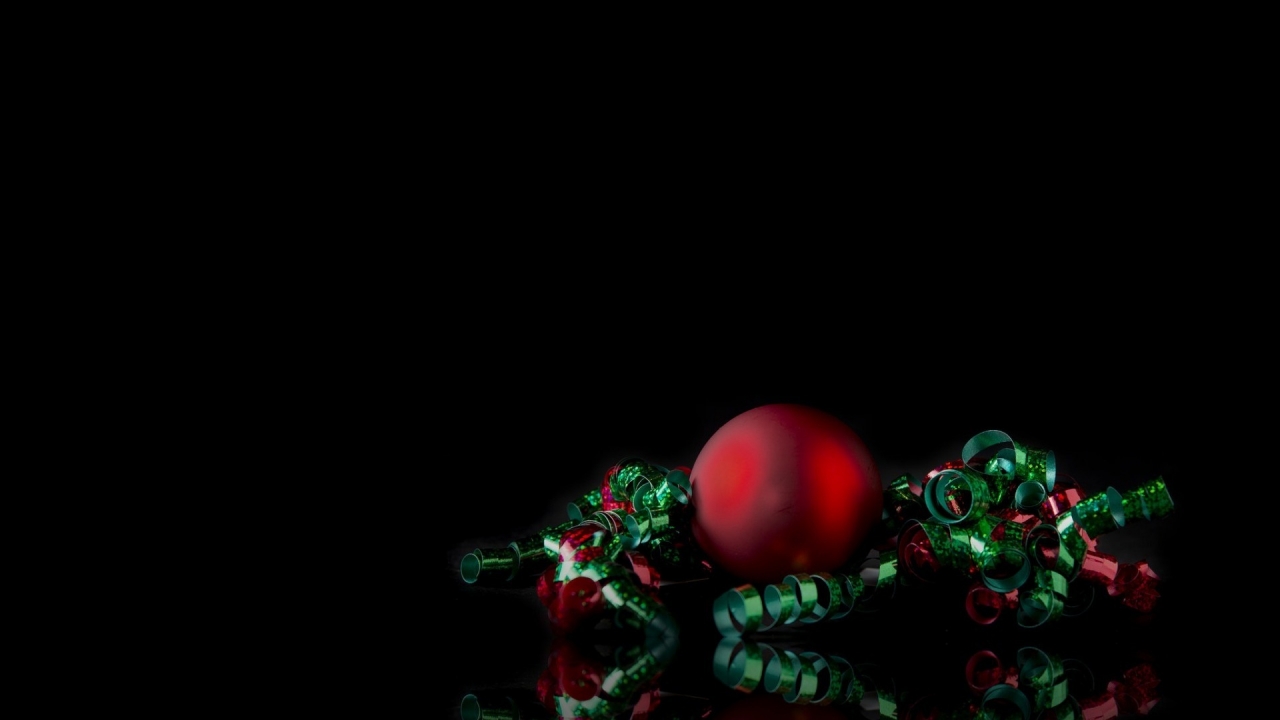 Simple Christmas Ornament for 1280 x 720 HDTV 720p resolution