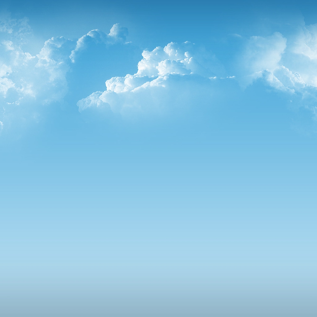 Simple Clouds for 1024 x 1024 iPad resolution