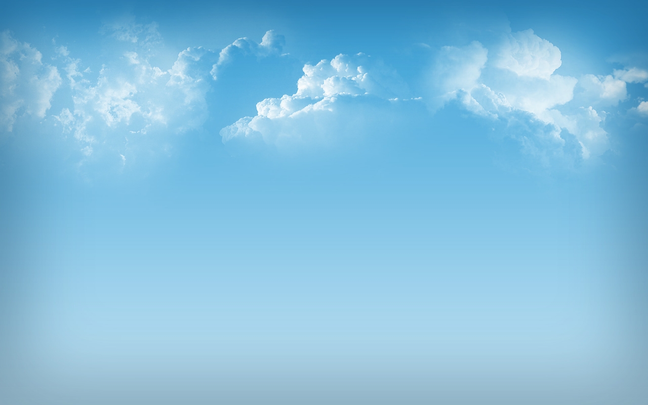 Simple Clouds for 1280 x 800 widescreen resolution