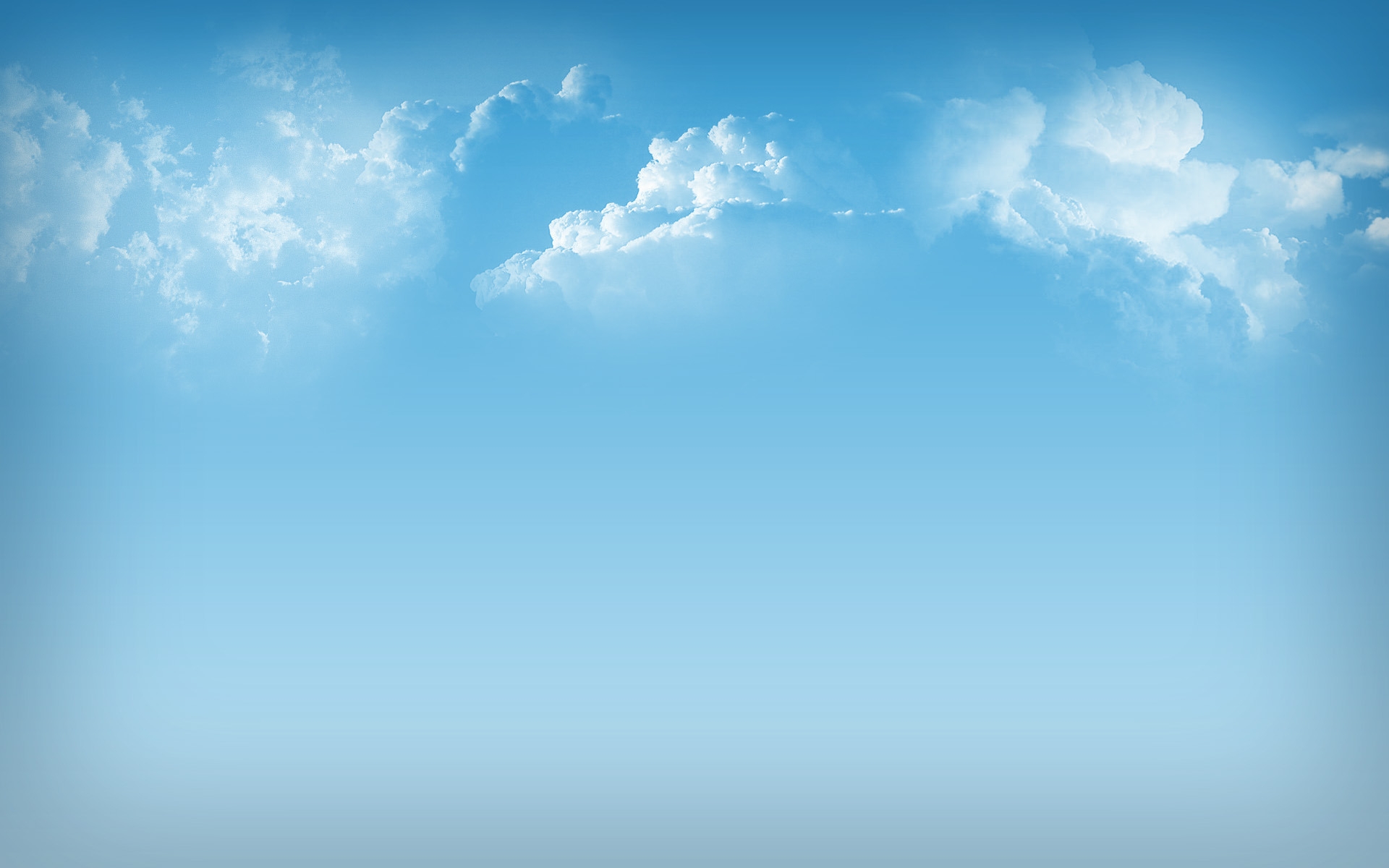 Simple Clouds for 1920 x 1200 widescreen resolution