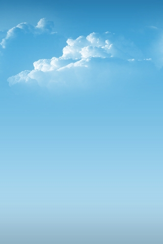 Simple Clouds for 320 x 480 iPhone resolution