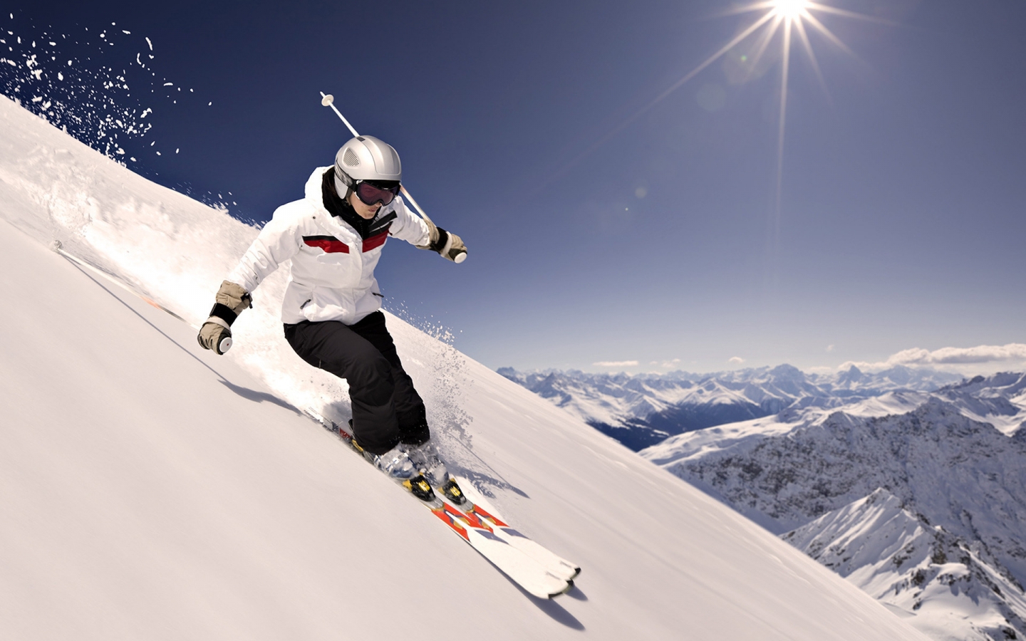 Skiing High for 1440 x 900 widescreen resolution