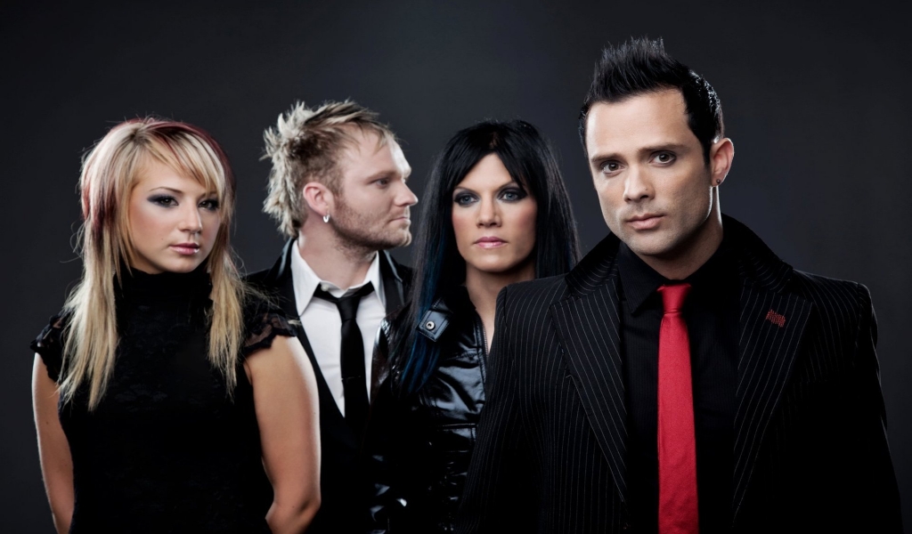 Skillet Band Members for 1024 x 600 widescreen resolution