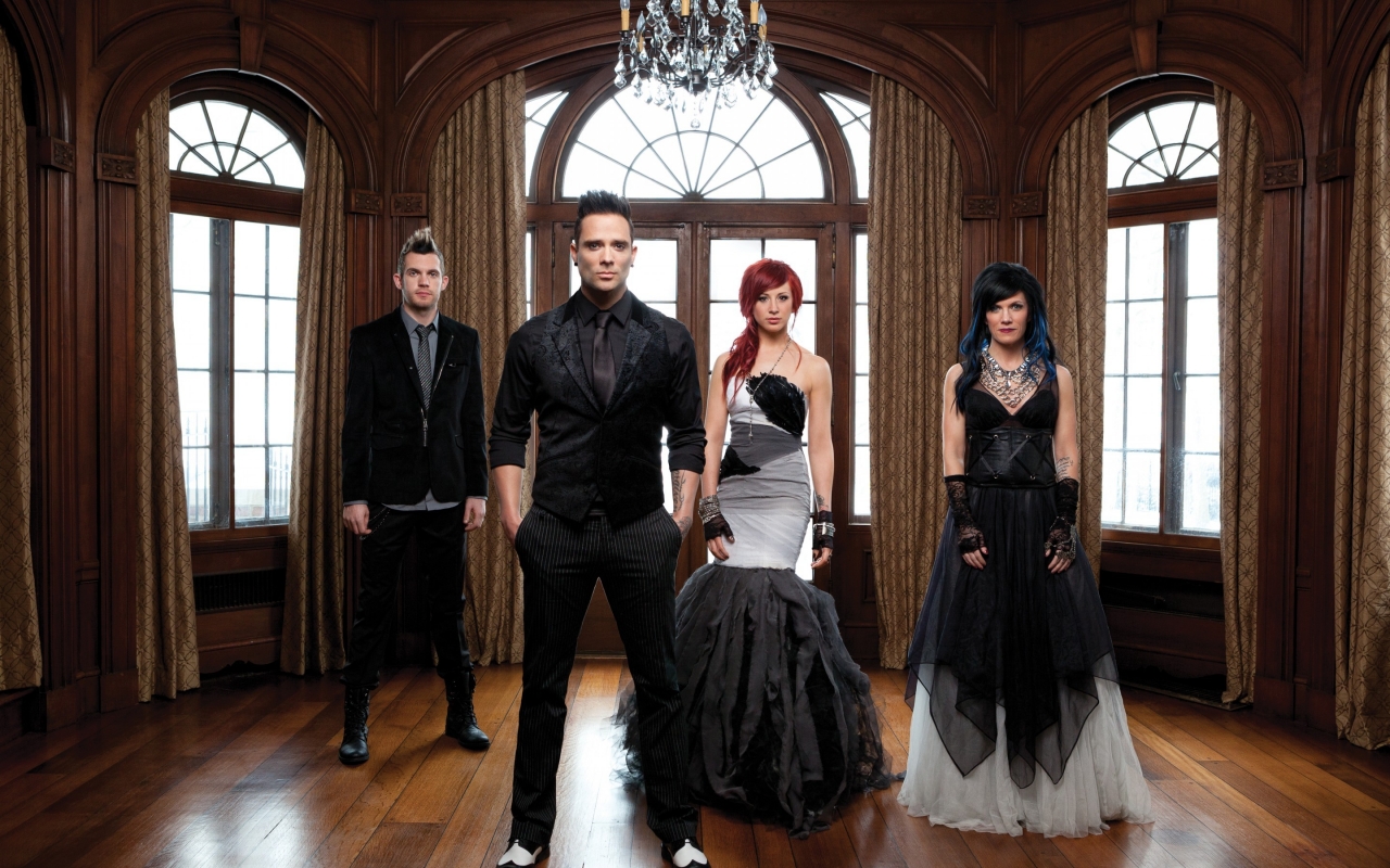 Skillet Rock Band for 1280 x 800 widescreen resolution