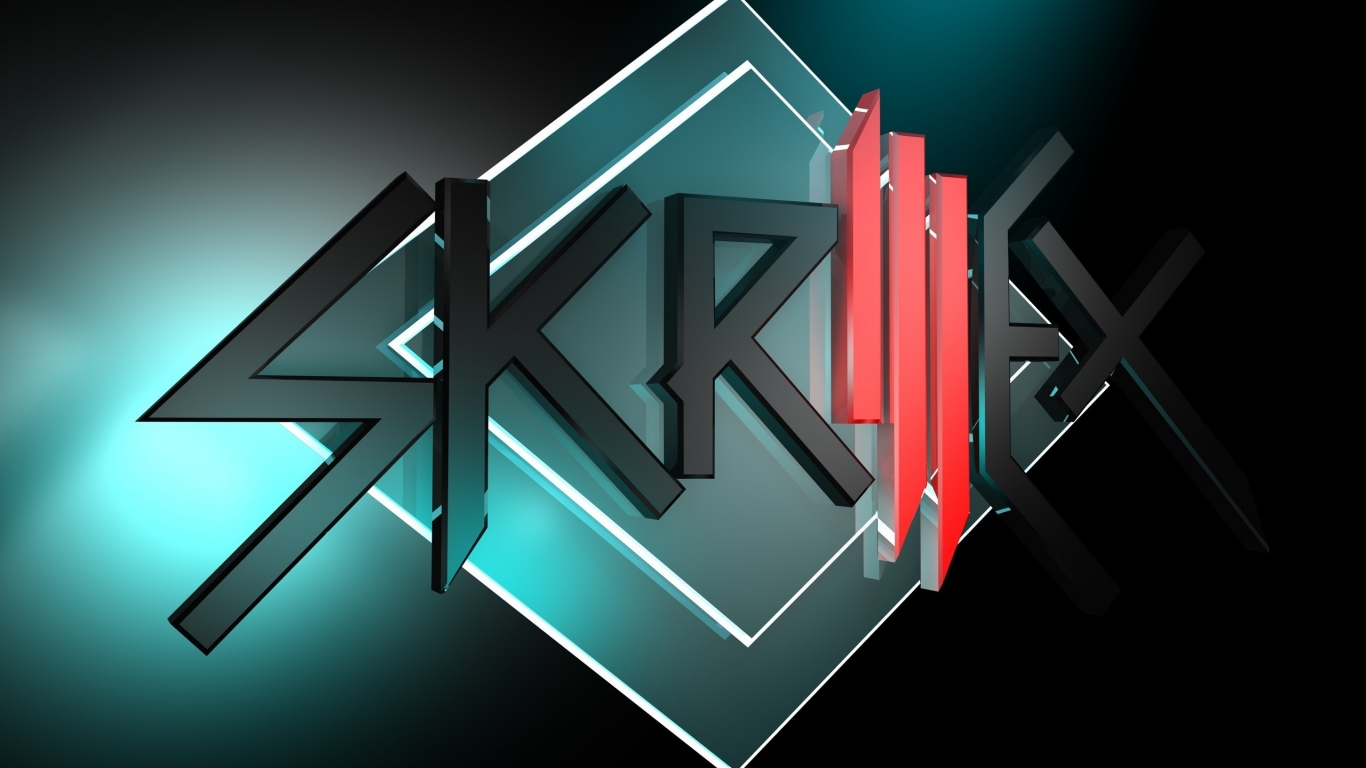 Skrillex Logo for 1366 x 768 HDTV resolution