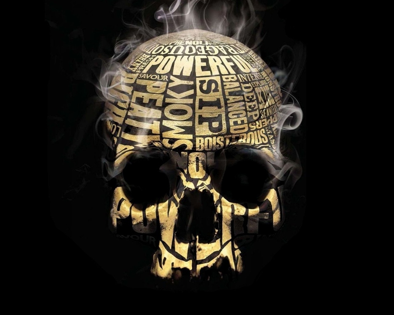 Skull Smoker for 1280 x 1024 resolution