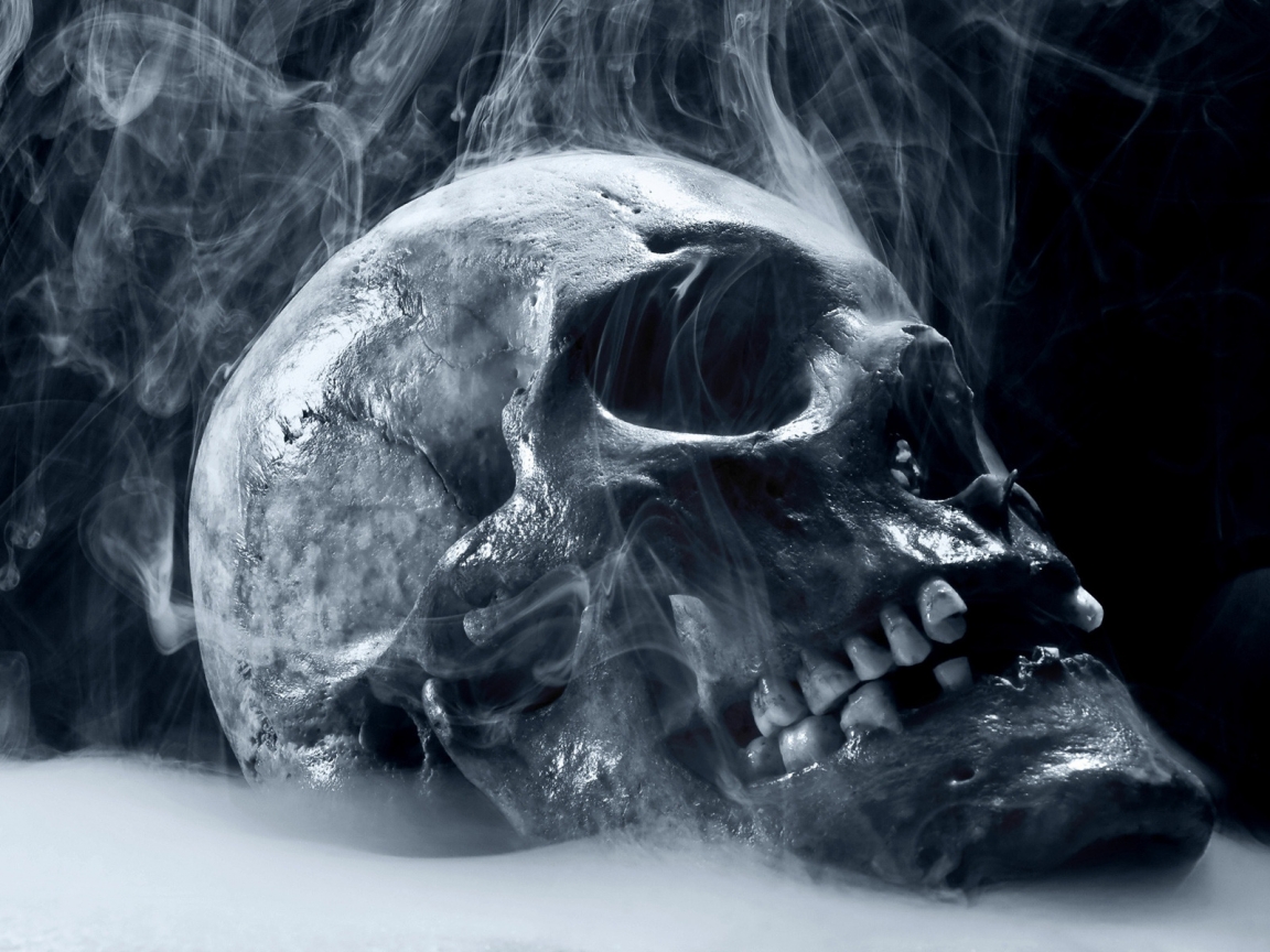 Skull Smoking for 1152 x 864 resolution