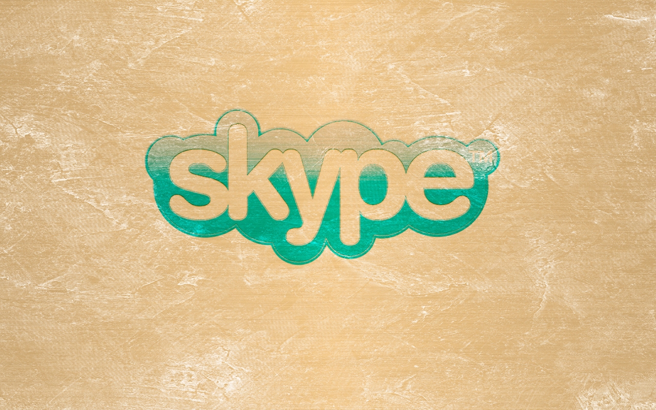 Skype Logo for 1280 x 800 widescreen resolution