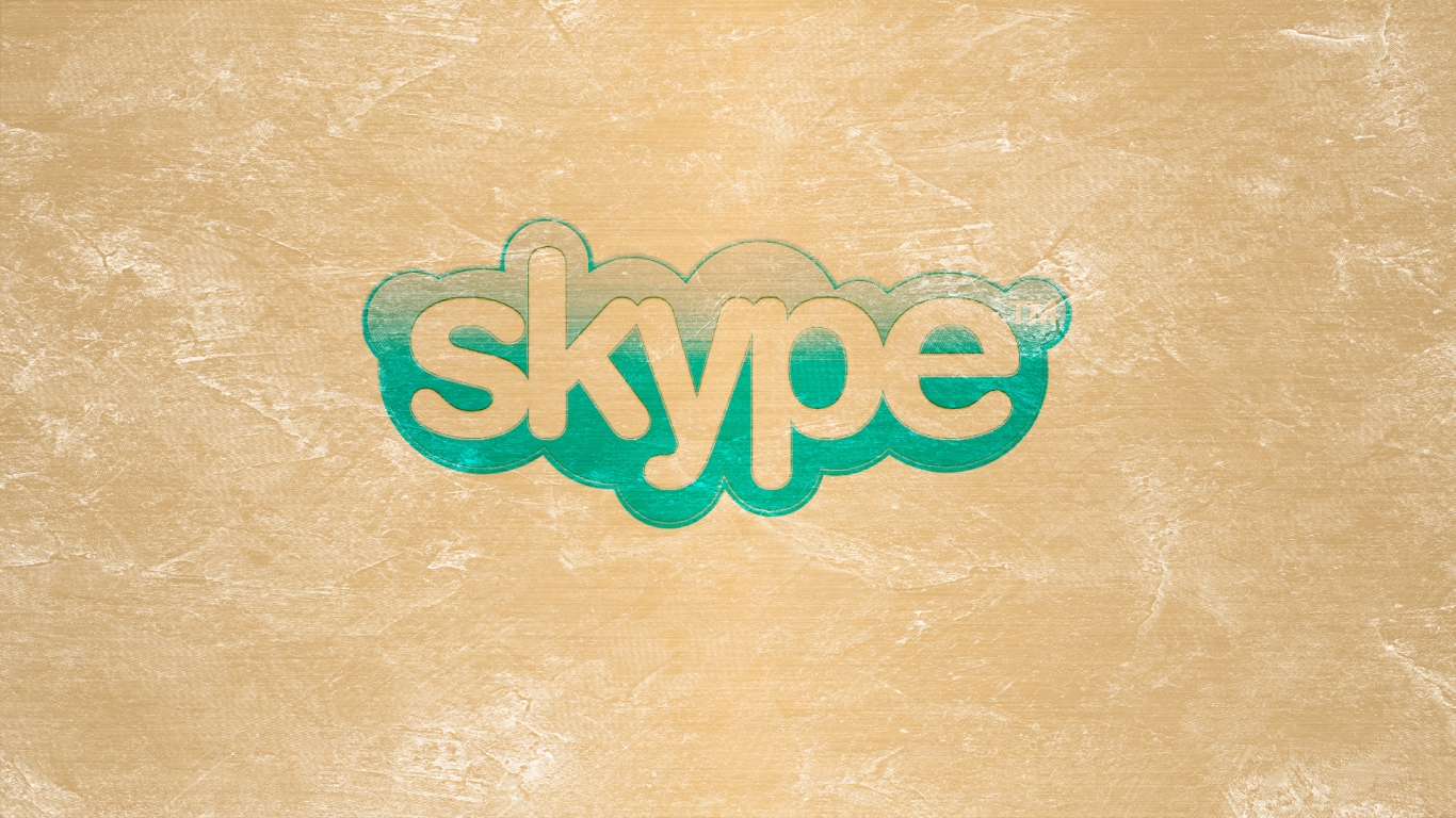 Skype Logo for 1366 x 768 HDTV resolution
