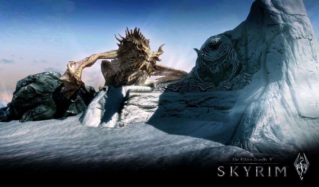 Skyrim The Elder Scrolls V for 1024 x 600 widescreen resolution