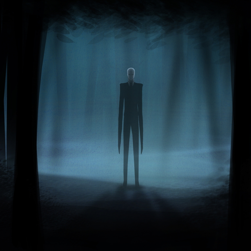 Slender Man for 1024 x 1024 iPad resolution