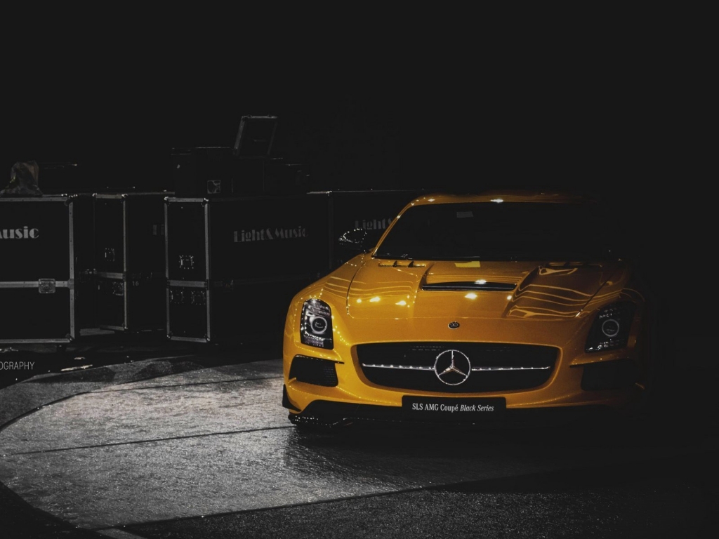 SLS AMG Coupe Black Series for 1024 x 768 resolution