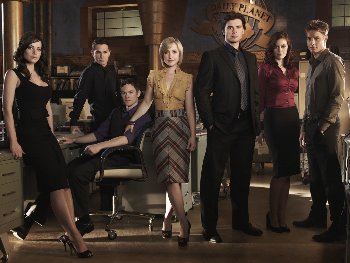 Smallville Cast for 1152 x 864 resolution