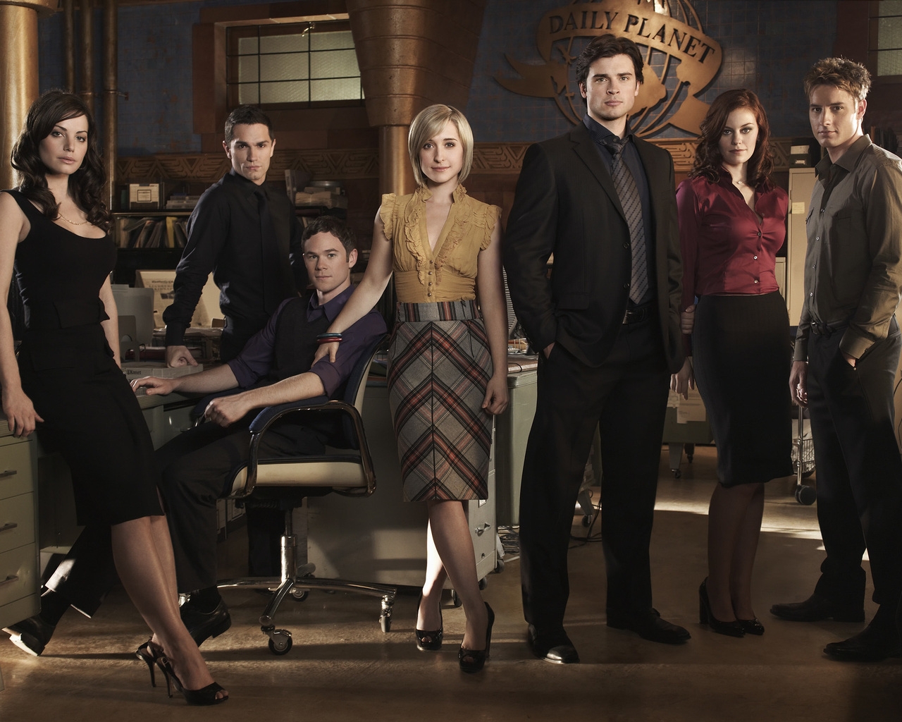 Smallville Cast for 1280 x 1024 resolution