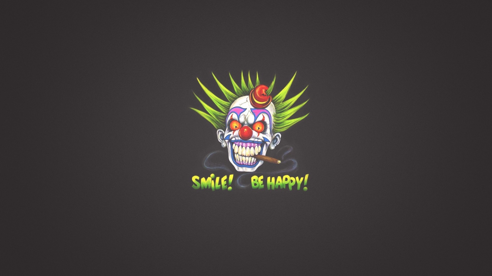 Smile and Be Happy for 1600 x 900 HDTV resolution